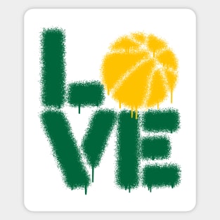 BASKETBALL LOVE sprsncs Sticker